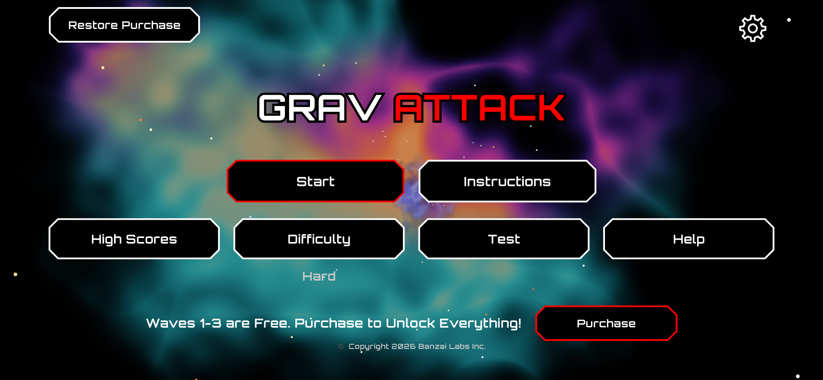 GRAV ATTACK screenshot